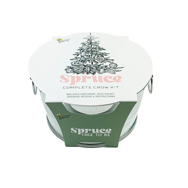 Christmas Tree Grow Kit | Mini Galvanized Basin