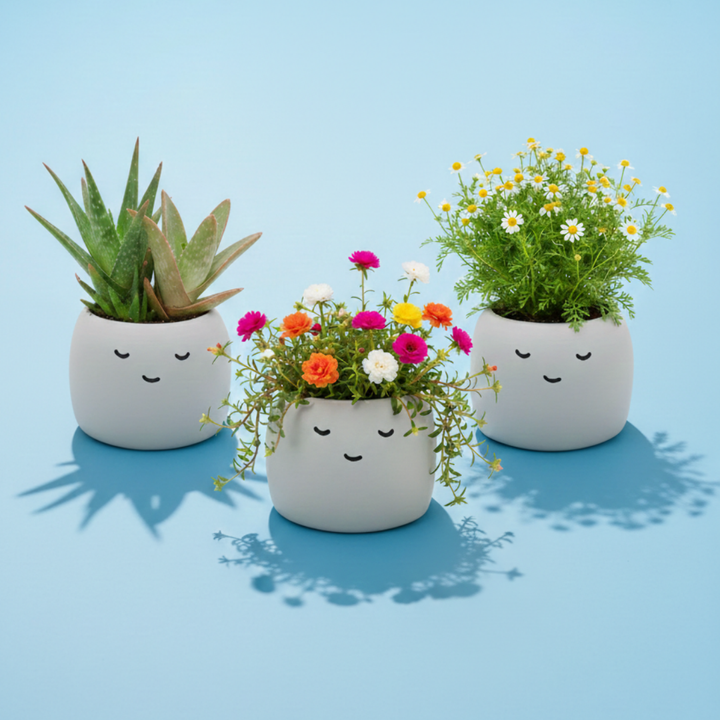 Moss Rose Grow Kit – Peaceful Pot Flower Kit