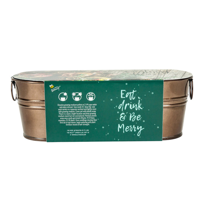 Rosemary & Thyme Grow Kit | Holiday Windowsill Planter