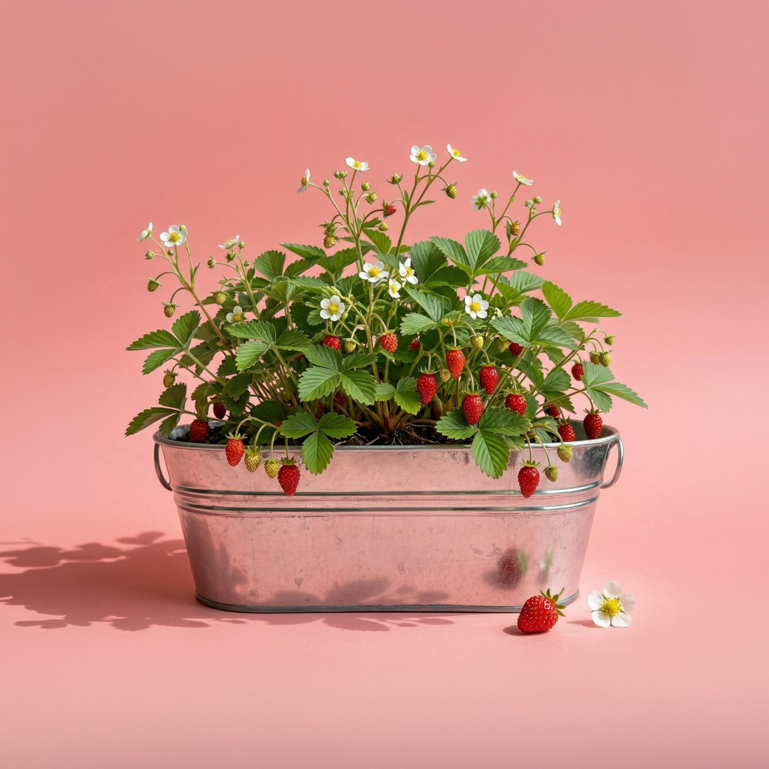 indoor strawberry plant kit Strawberry Grow Kit