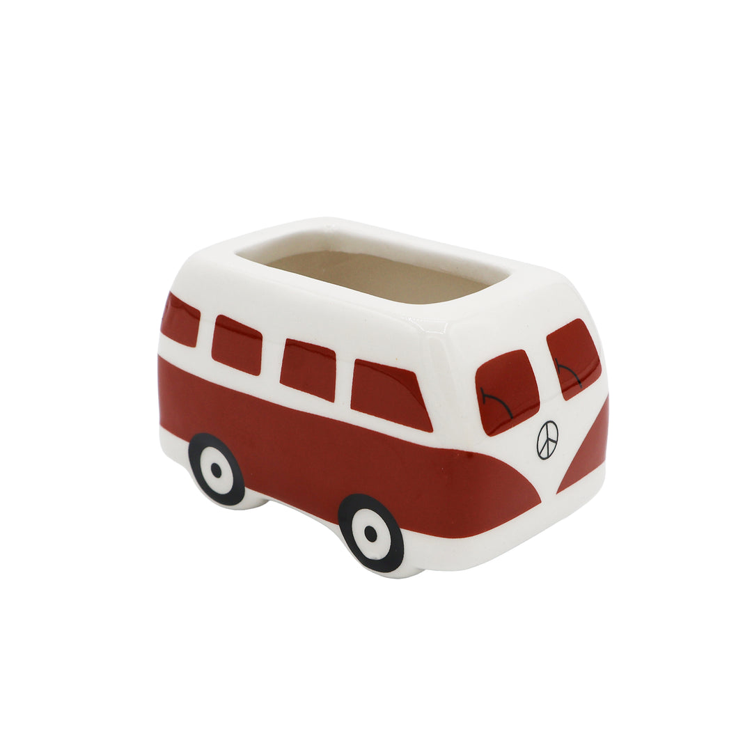 Hippie Bus Ceramic Planter Grow Kit | Set of 4 Flowers