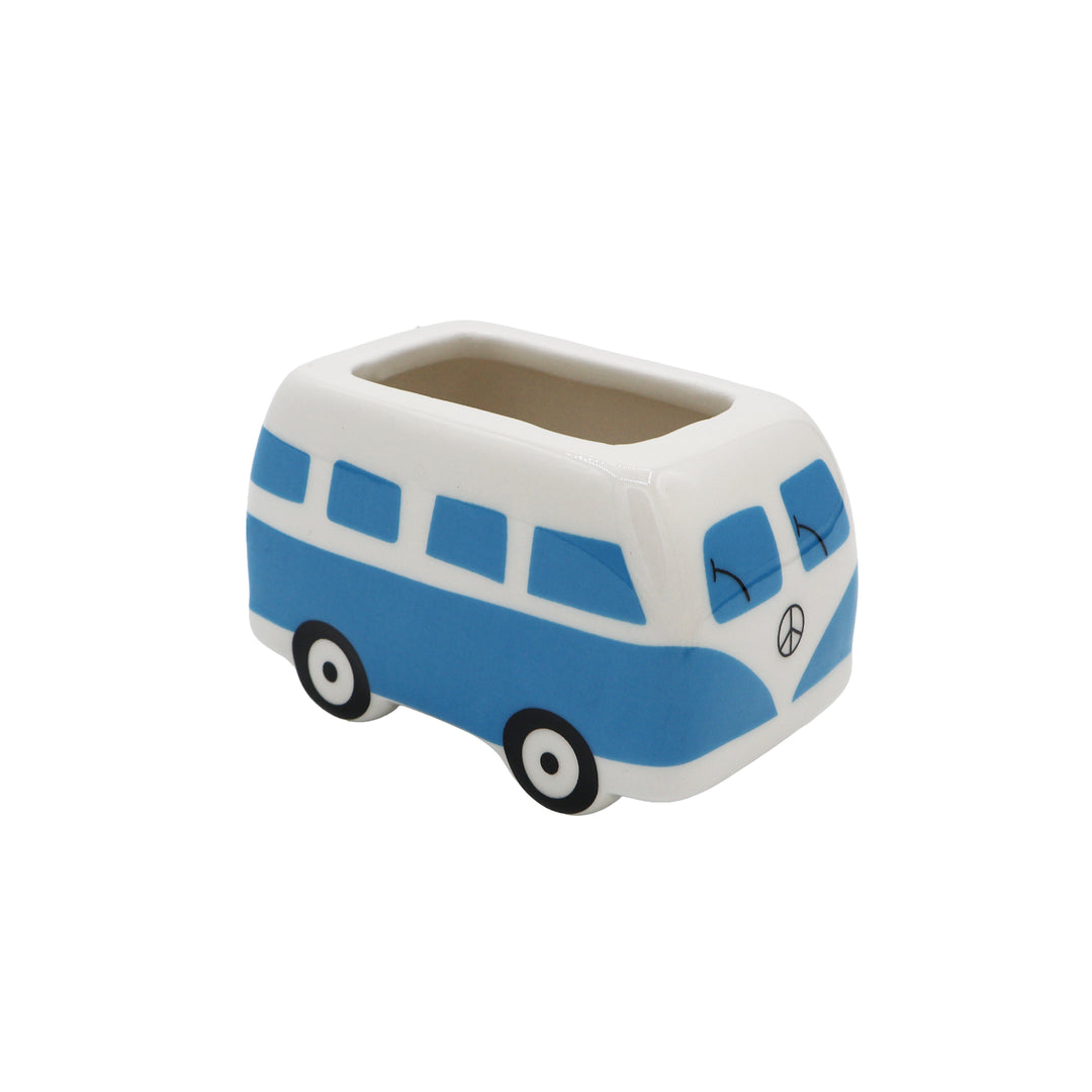 Hippie Bus Ceramic Planter Grow Kit | Set of 4 Flowers