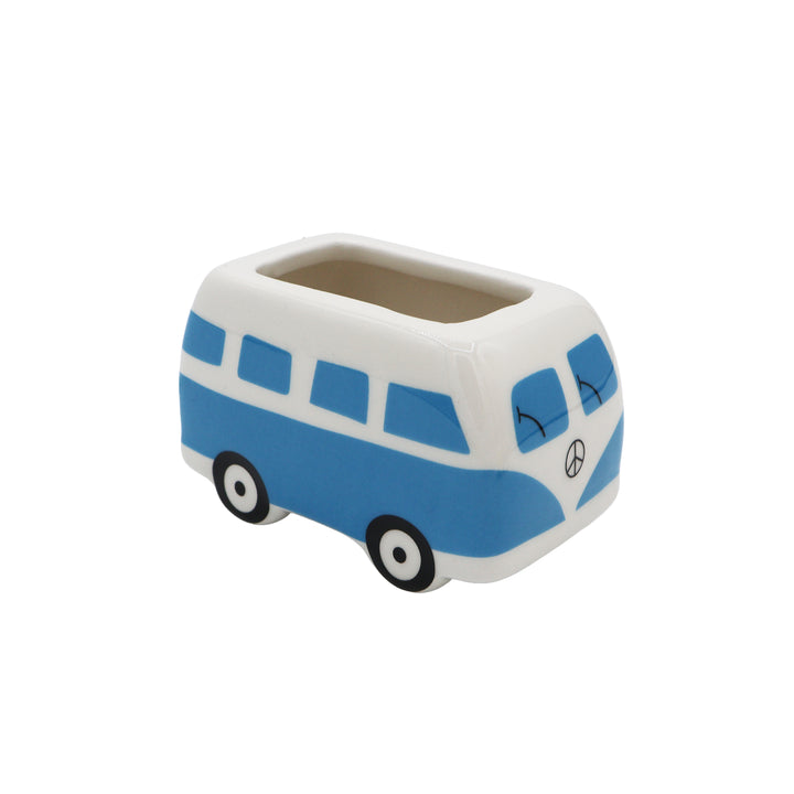 Hippie Bus Ceramic Planter Grow Kit | Set of 4 Flowers