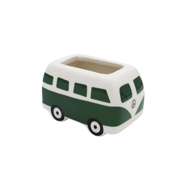 Hippie Bus Ceramic Planter Grow Kit | Set of 4 Flowers
