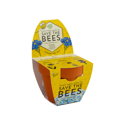 Save the Bees Forget-Me-Not Classic Terracotta Grow Kit